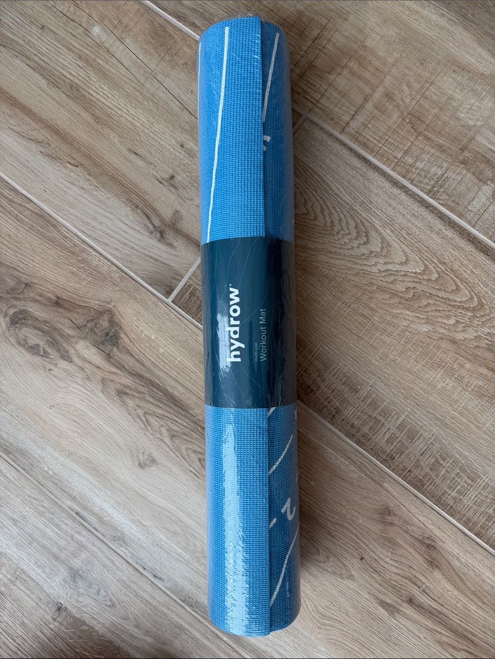 Hydrow Blue Workout Mat – Non-Slip Exercise Mat